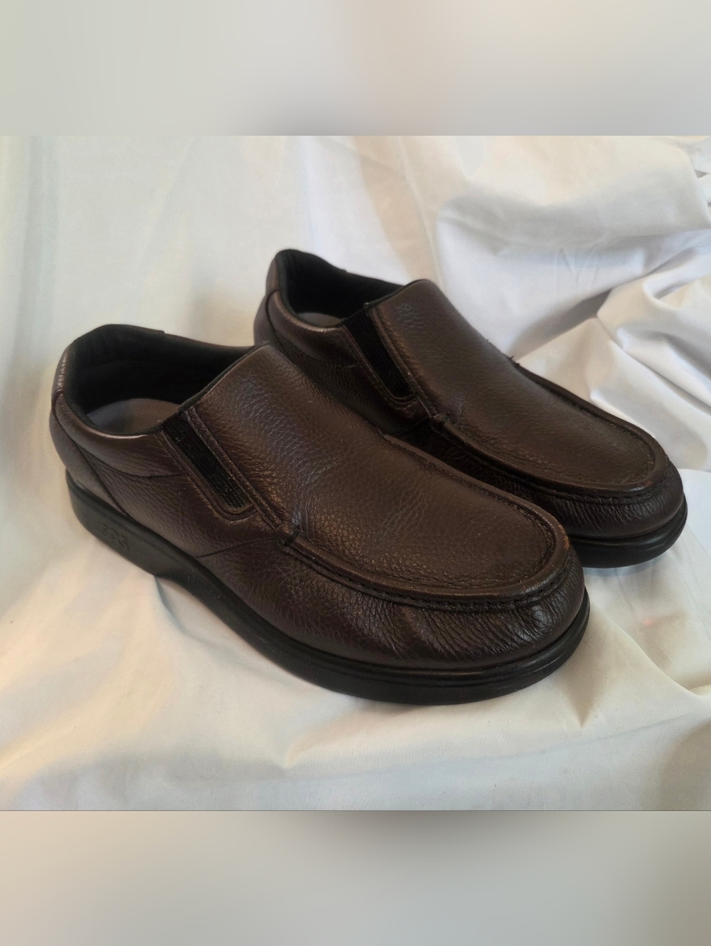 SAS Men Gore Leather Loafer 10 M Dark Brown